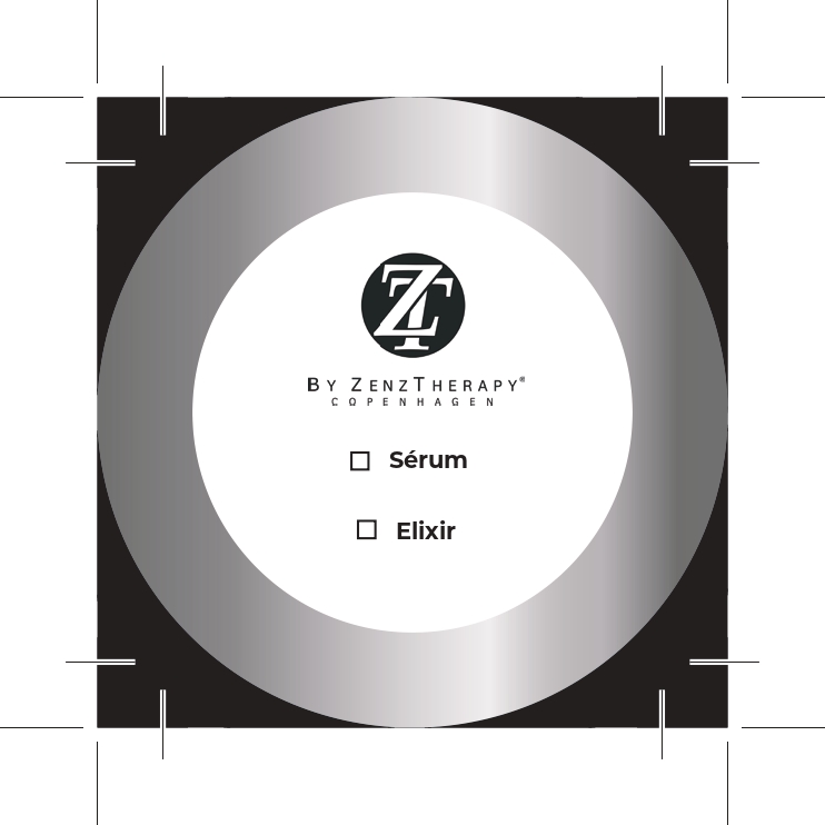 Zenztherapy etiquettes ronde